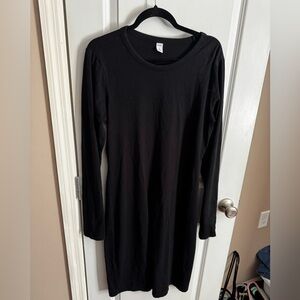 Old Navy Classic Black Long Sleeve Dress